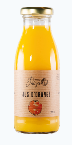 Jus d’Orange - Non-filtré - La Bonne Énergie