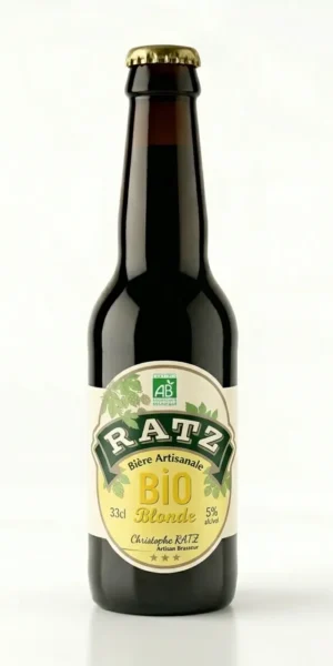 Bière Ratz - Blonde - Bio 5°
