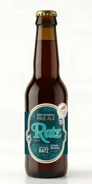 Bière Ratz - IPA - Bio 4,5°