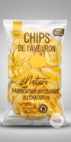 Chips Nature - Soleil de l'Aveyron 125g