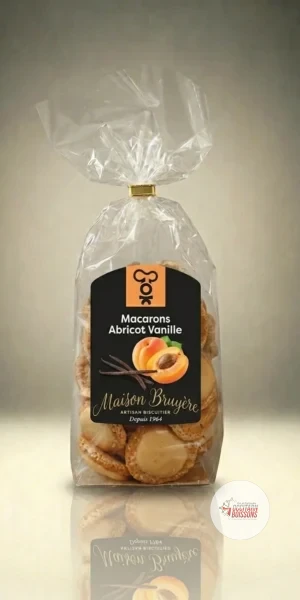 Macarons Abricot Vanille - Chandeau 80g