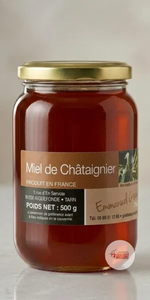 Miel de Châtaignier - Gisclard 500g