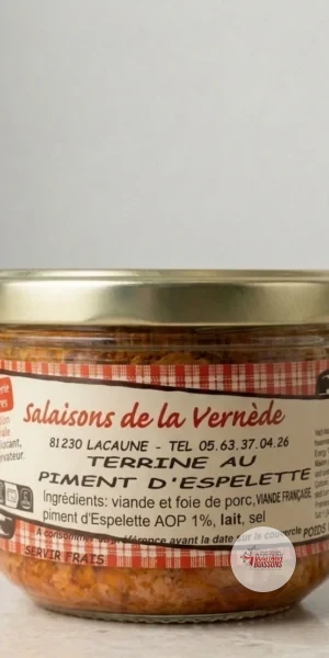Terrine de Piment d'Espelette - La Vernède 180g